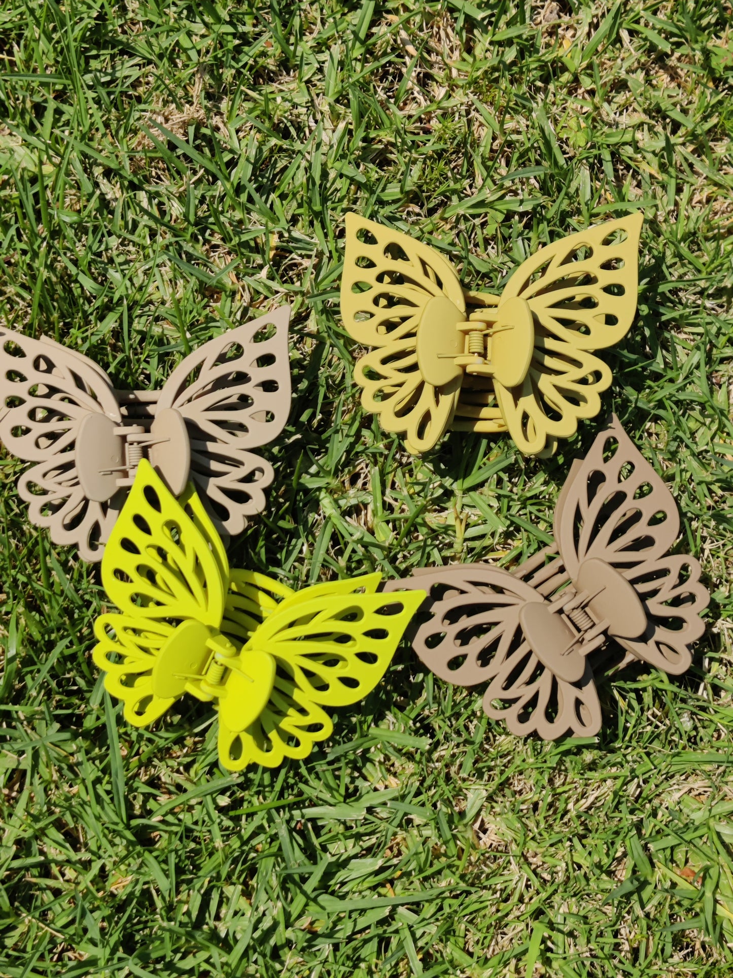 M DOUBLE Layer Butterfly Wings Hair Clip