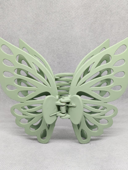 L DOUBLE Layer Butterfly Wings Hair Clip