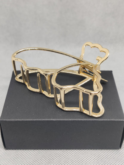 M HOLLOW Metal Butterfly Wing Hair Clip