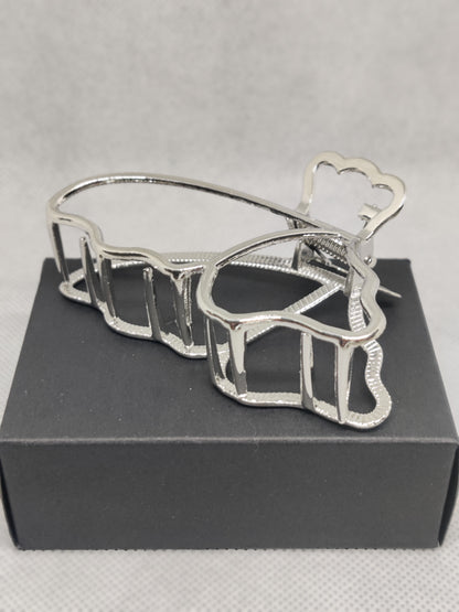 M HOLLOW Metal Butterfly Wing Hair Clip