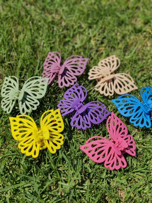 S SINGLE Layer Butterfly Wings Hair Clip