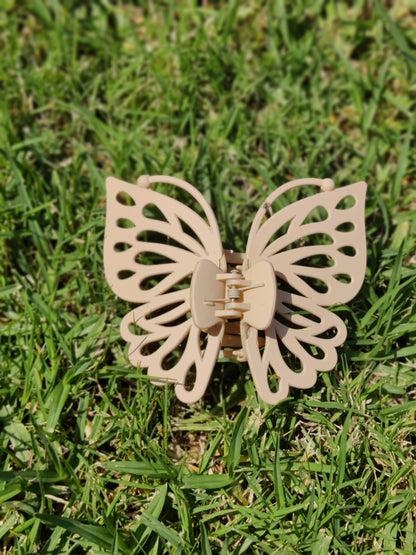 S SINGLE Layer Butterfly Wings Hair Clip