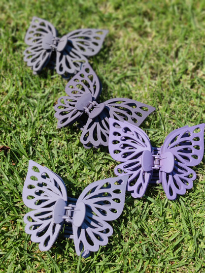 L DOUBLE Layer Butterfly Wings Hair Clip