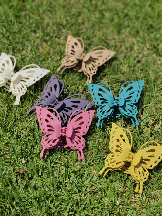 L DOUBLE Layer Magic Butterfly Wings Hair Clip
