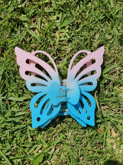L DOUBLE Layer Sharp Butterfly Wings Hair Clip