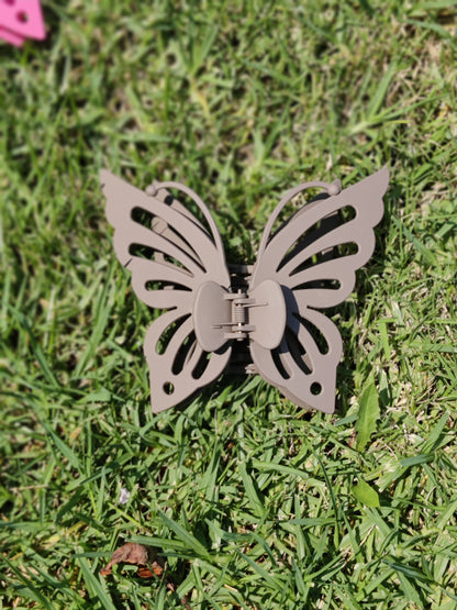 L DOUBLE Layer Sharp Butterfly Wings Hair Clip