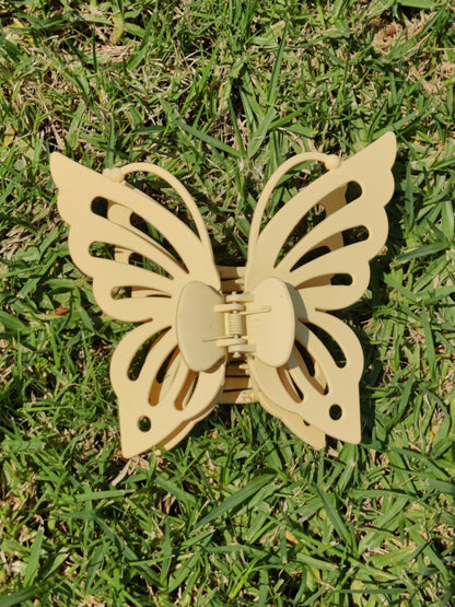 L DOUBLE Layer Sharp Butterfly Wings Hair Clip
