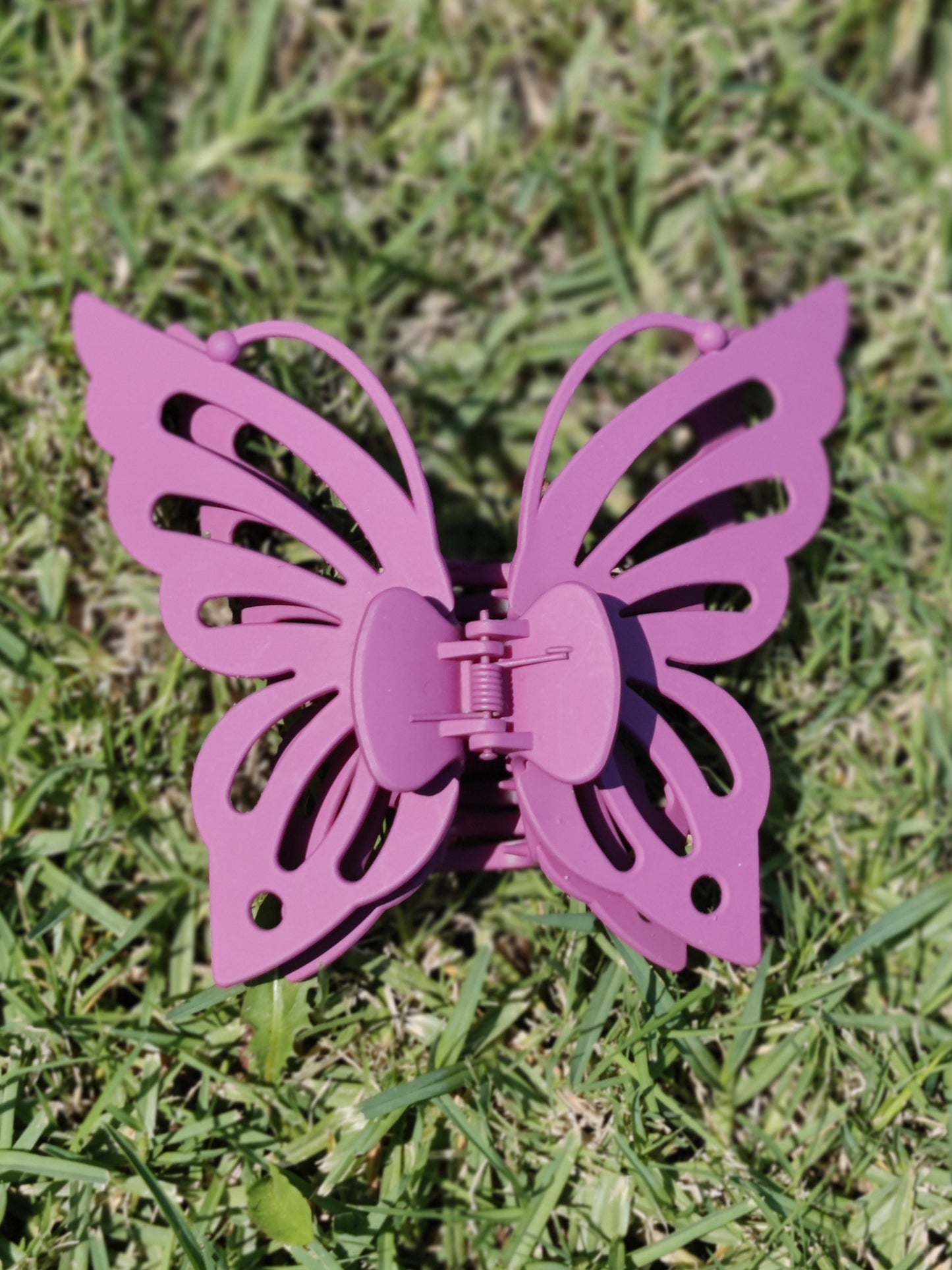 L DOUBLE Layer Sharp Butterfly Wings Hair Clip