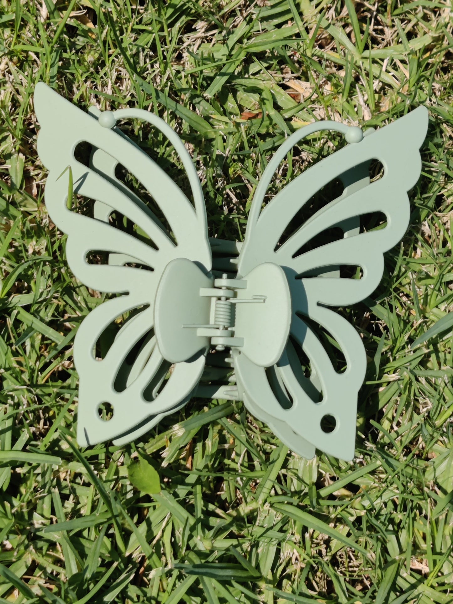 L DOUBLE Layer Sharp Butterfly Wings Hair Clip