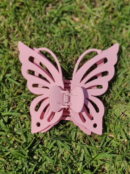 L DOUBLE Layer Sharp Butterfly Wings Hair Clip