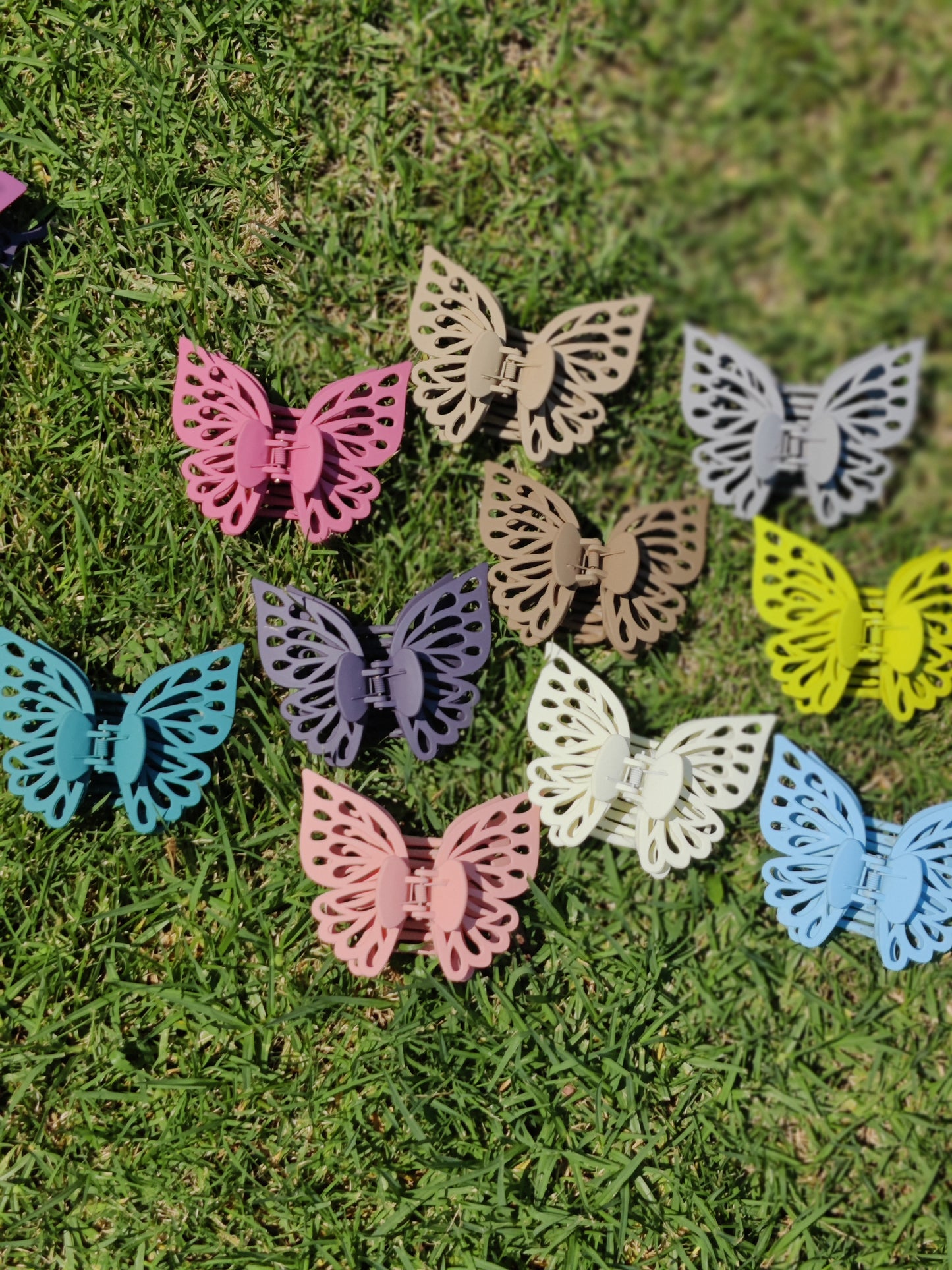 M DOUBLE Layer Butterfly Wings Hair Clip