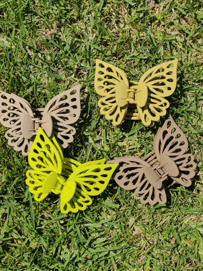 M DOUBLE Layer Butterfly Wings Hair Clip