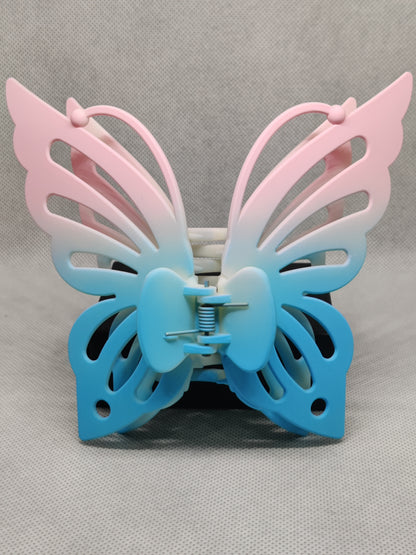 L DOUBLE Layer Sharp Butterfly Wings Hair Clip